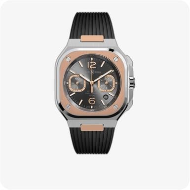 Bell & Ross Urban BR-05 Chrono Grey Steel & Gold