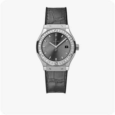 Hublot Classic Fusion Racing Grey Titanyum Diamonds