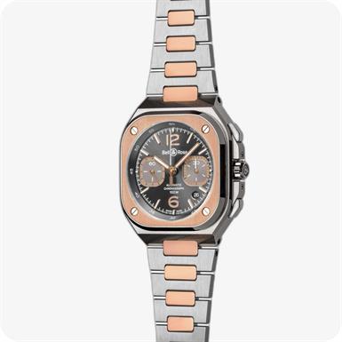 Bell & Ross Urban BR-05 Chrono Grey Steel & Gold