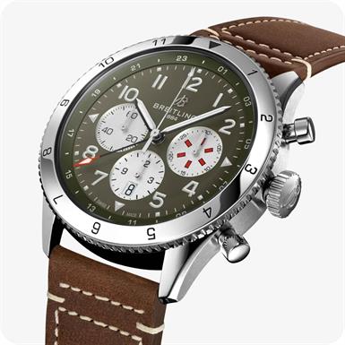 Breitling CLASSIC AVI SUPER B04 CHRONOGRAPH GMT 46 CURTISS WARHAWK