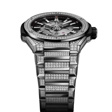 Hublot Big Bang Integrated Time Only Titanyum Pavé