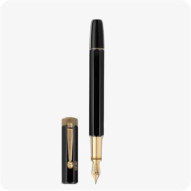 Montblanc Meisterstück Heritage Egyptomania Special Edition Siyah Dolma Kalem