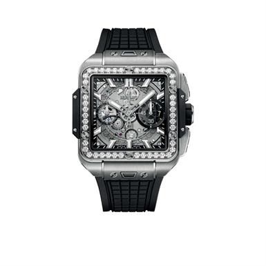 Hublot Square Bang Unico Titanium Diamonds