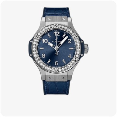 Hublot Big Bang Steel Blue Diamonds