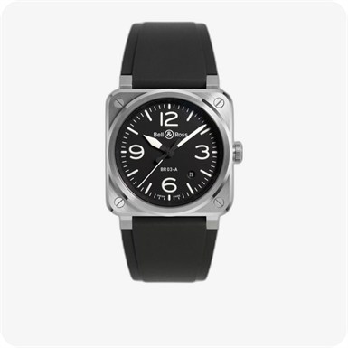 Bell & Ross Instruments BR 03 AUTO BLACK STEEL