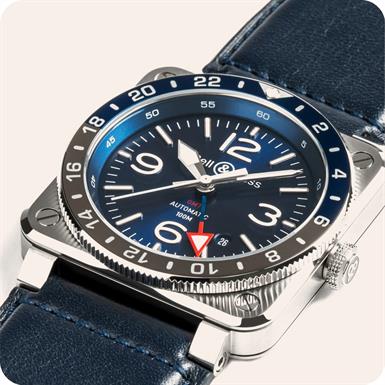 Bell & Ross Instruments BR 03-93 GMT BLUE