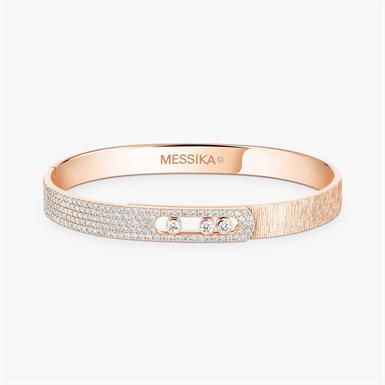 Messika MOVE NOA Move Noa Ciselé half pavé bangle