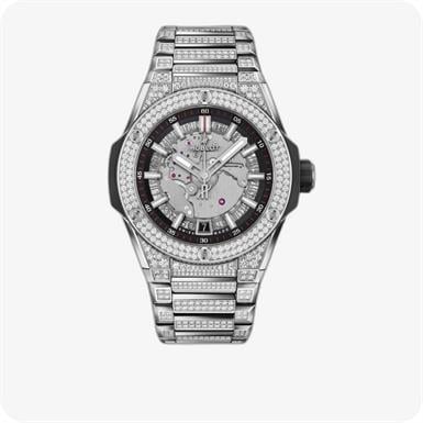 Hublot Big Bang Integrated Time Only Titanium Pavé