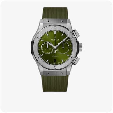 Hublot Classic Fusion Chronograph Titanyum Green