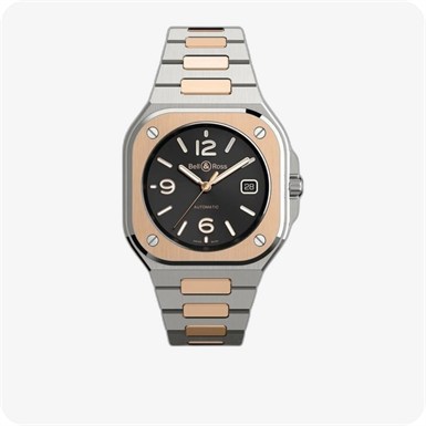 Bell & Ross Urban Auto Black Steel & Gold