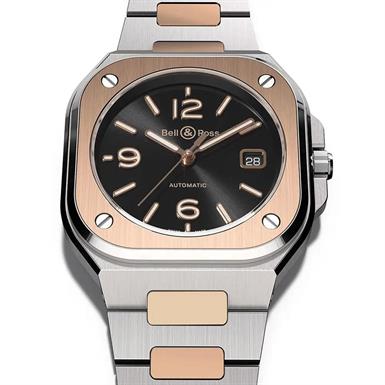 Bell & Ross Urban Auto Black Steel & Gold