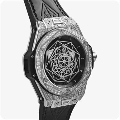 Hublot Big Bang Sang Bleu Steel Pavé