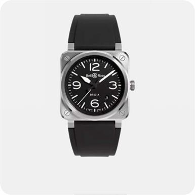 Bell & Ross Instruments BR 03 AUTO BLACK STEEL