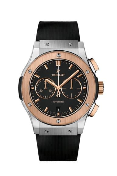 Hublot Classic Fusion Chronograph Titanyum King Gold