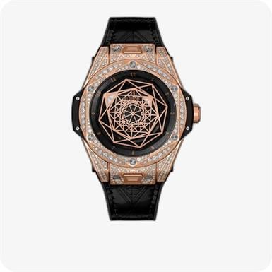 Hublot Big Bang Sang Bleu King Gold Pavé