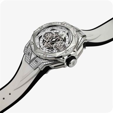 Hublot Big Bang Sang Bleu II Titanyum White Pavé