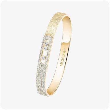 Messika MOVE NOA Move Noa Ciselé half pavé bangle