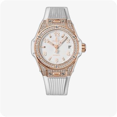 Hublot Big Bang One Click King Gold White Pavé