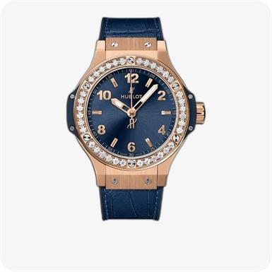Hublot Big Bang Gold Blue Diamonds