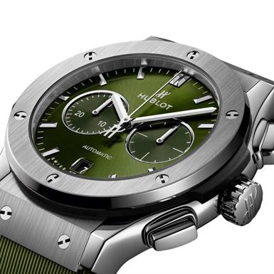 Hublot Classic Fusion Chronograph Titanyum Green