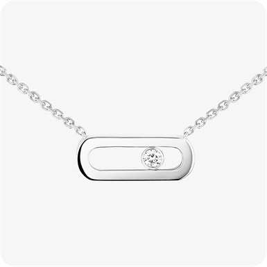Messika MOVE UNO GOLD AND DIAMOND NECKLACE