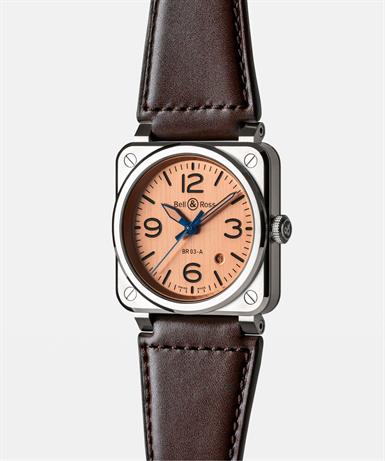 Bell & Ross Instruments BR03 AUTO BEIGE & BLUE STEEL