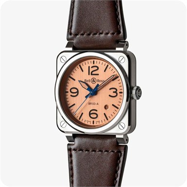 Bell & Ross Instruments BR03 AUTO BEIGE & BLUE STEEL