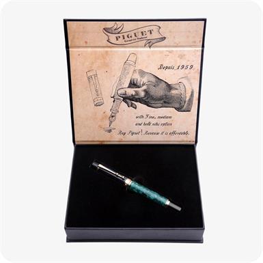 Piguet TAURUS Piguet TAURUS Marble Vert Fountain Pen (Green)