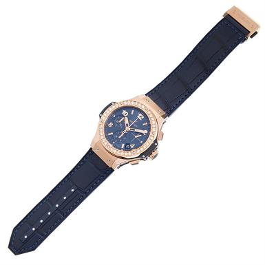 Hublot Big Bang Gold Blue Diamonds