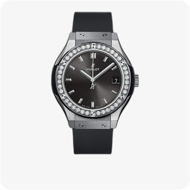 Hublot Classical Fusion Titanium Gray Diamonds