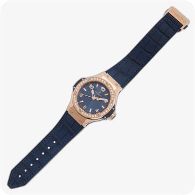 Hublot Big Bang Gold Blue Diamonds