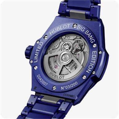 Hublot Big Bang Integrated Time Only Blue Indigo Ceramic