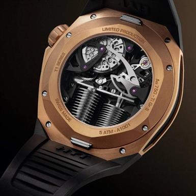 HYT T1 Series 5N Gold Titanium Deep Blue