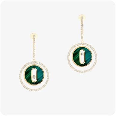 Messika LUCKY MOVE Lucky Move malachite earrings small