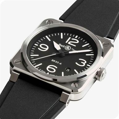 Bell & Ross Instruments BR 03 AUTO BLACK STEEL