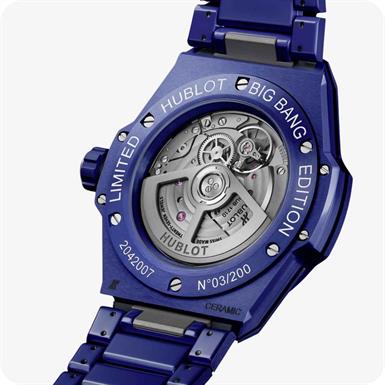 Hublot Big Bang Integrated Time Only Blue Indigo Ceramic