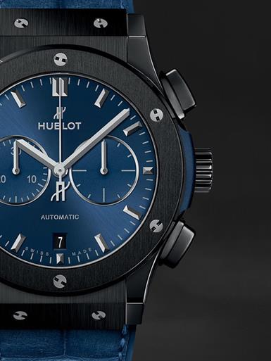 Hublot Classic Fusion Ceramic Blue Chronograph