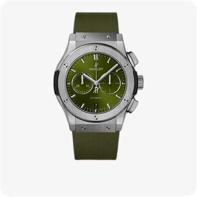 Hublot Classic Fusion Chronograph Titanium Green