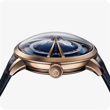 Arnold & Son  Globetrotter Red Gold