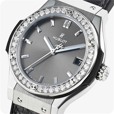 Hublot Classic Fusion Racing Grey Titanyum Diamonds