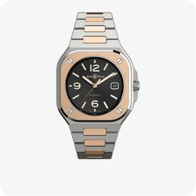 Bell & Ross Urban Auto Black Steel & Gold