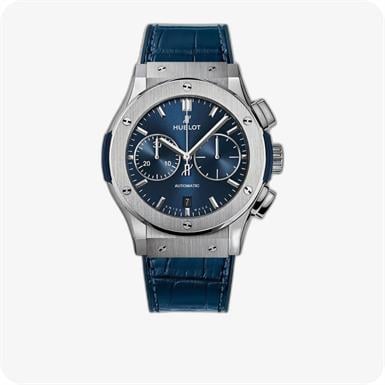 Hublot Classic Fusion Chronograph Titanium Blue