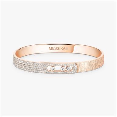 Messika MOVE NOA Move Noa Ciselé half pavé bangle