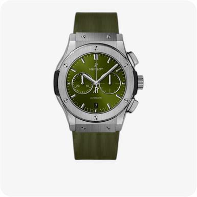 Hublot Classic Fusion Chronograph Titanyum Green