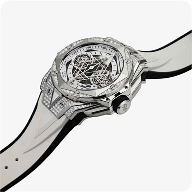 Hublot Big Bang Sang Bleu II Titanyum White Pavé