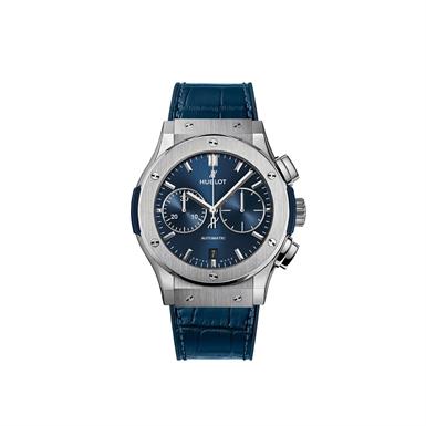 Hublot Classic Fusion Chronograph Titanyum Blue