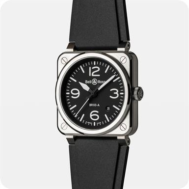 Bell & Ross Instruments BR 03 AUTO BLACK STEEL