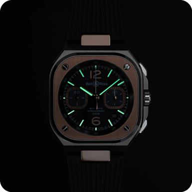 Bell & Ross Urban BR-05 Chrono Grey Steel & Gold