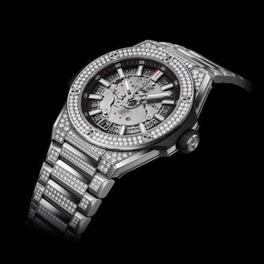 Hublot Big Bang Integrated Time Only Titanyum Pavé