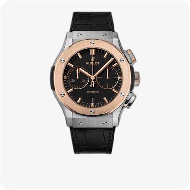 Hublot Classic Fusion Chronograph Titanyum King Gold